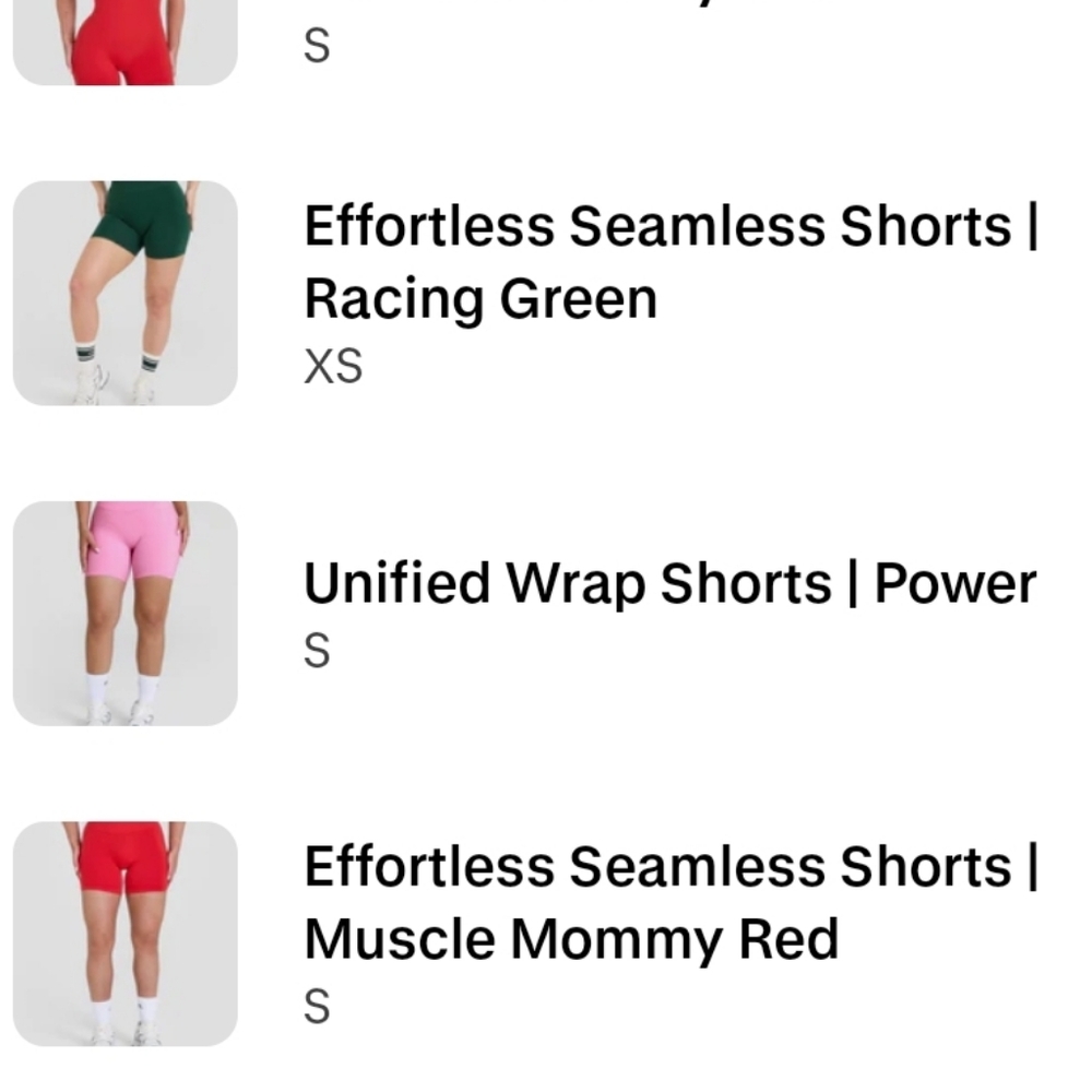 NWOT Oner Active Effortless Seamless Shorts - Racing Green, size XS - Picture 6 of 6